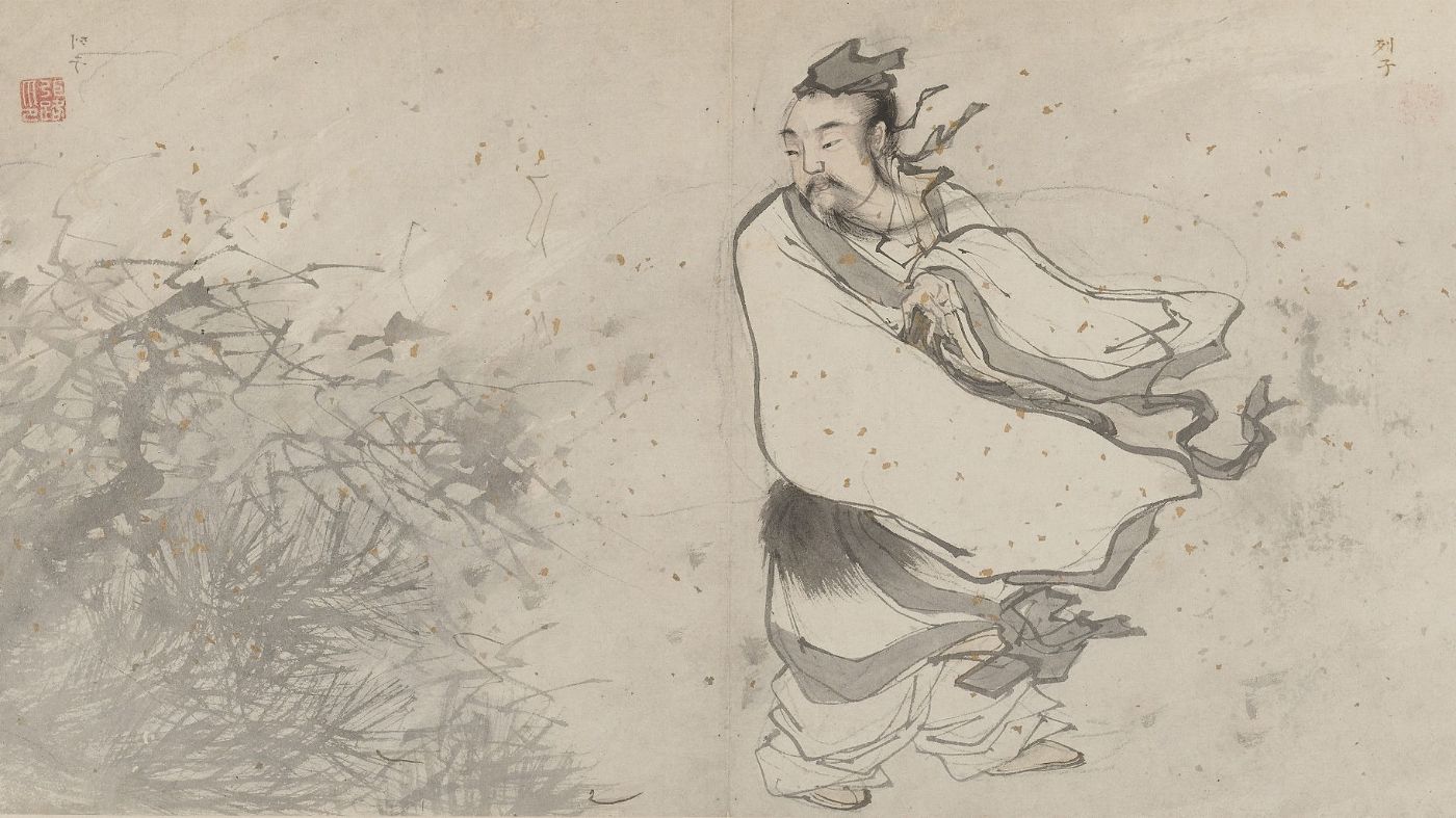 Zhang Lu's painting of Liezi, early 16th century