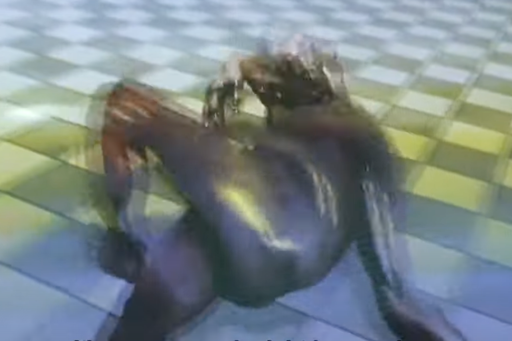 A screenshot from the AI-generated video which made Miyazaki say "Insult to life" back in 2016!