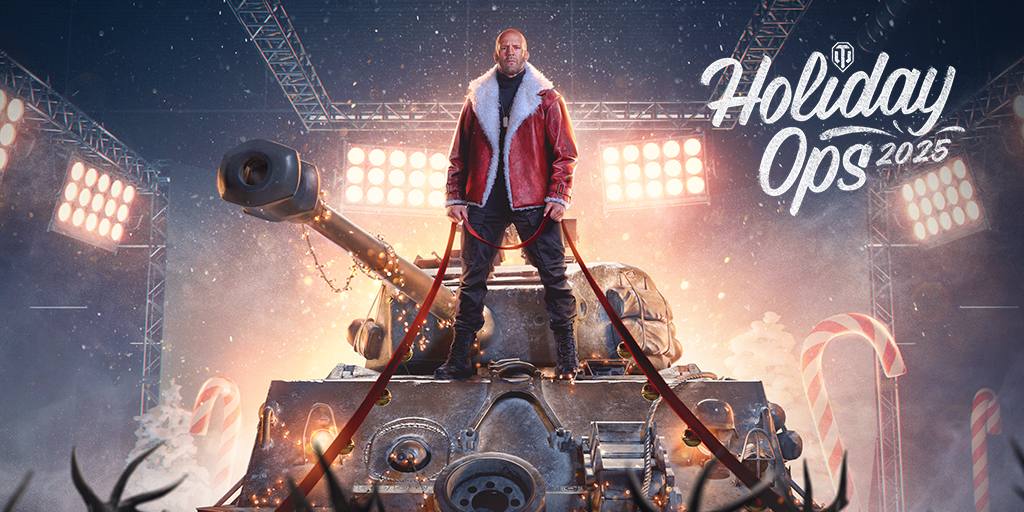 World of Tanks Holiday Ops 2025 featuring Jason Statham (top), and Metal Fest featuring Megadeth across World of Tanks titles (bottom). All rights belong to Wargaming.net, Megadeth, and associated licensors. Used here for editorial and illustrative purposes only.