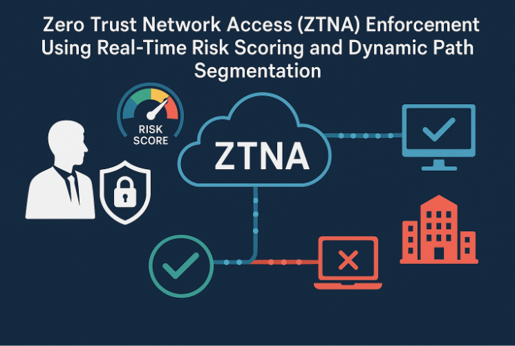 Zero Trust Network Access(ZTNA) Enforcement Using Real Time Risk Scoring & Dynamic Path Segmentation