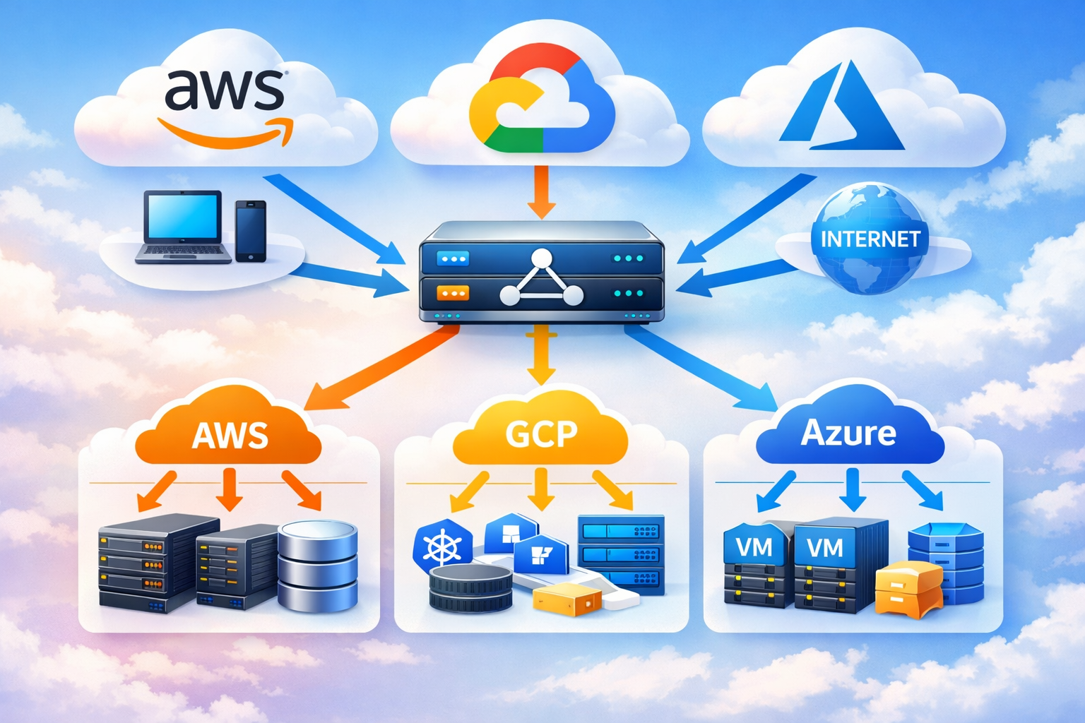 Multi-Cloud Load Balancers, Explained: AWS vs GCP vs Azure (L4, L7, and Global Edge)