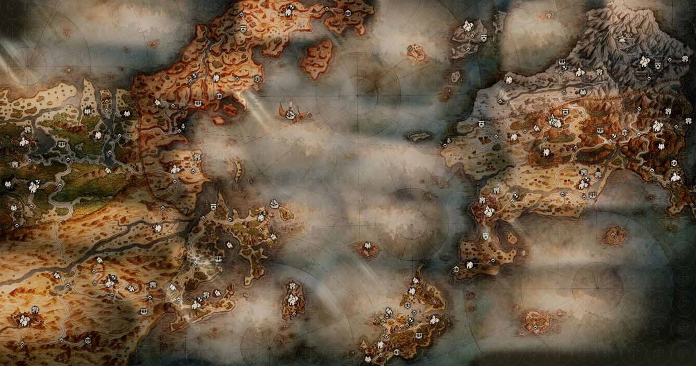 Octopath Traveler 2 Map.