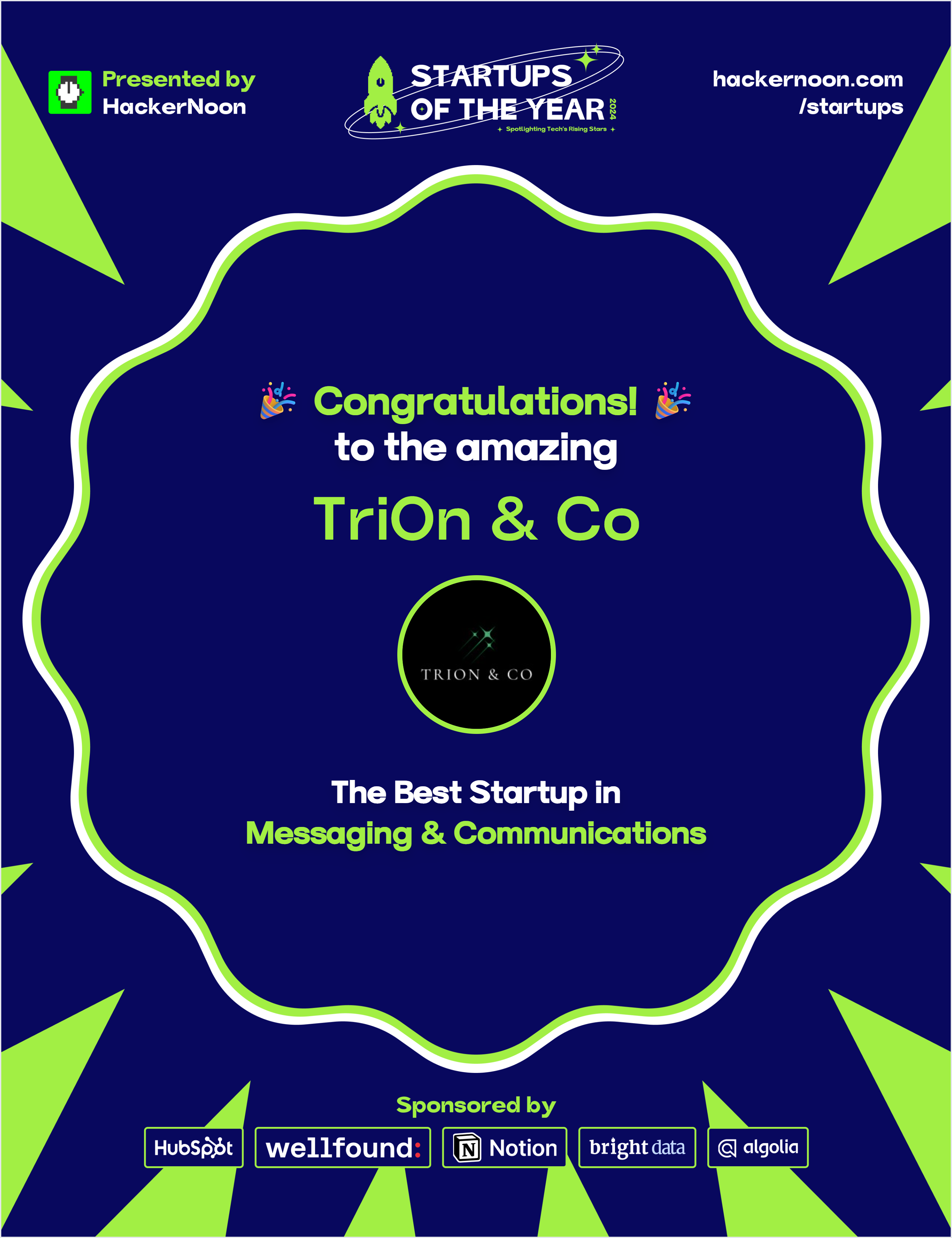 Meet TriOn & Co, Winner of Startups of The Year 2024 in Messaging & Communications