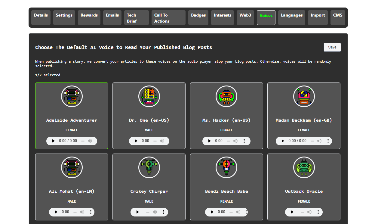 featured image - Pick Your AI Voices for Story Reading on HackerNoon