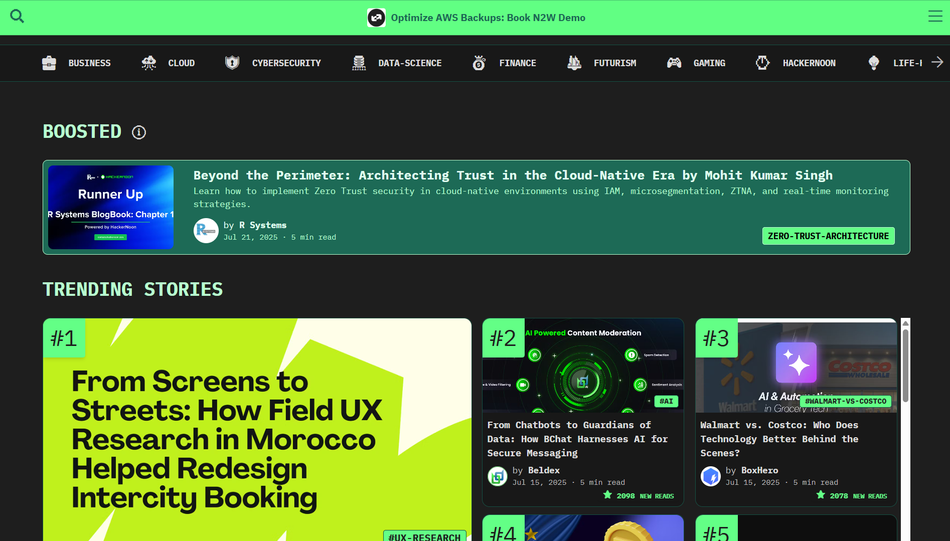 Feel the Tailwind: HackerNoon’s new look is ready to take off!