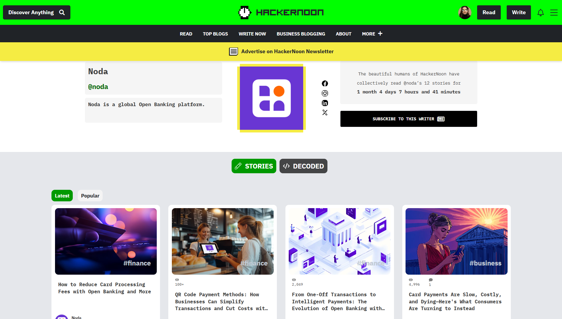 Meet Noda: HackerNoon Company of the Week