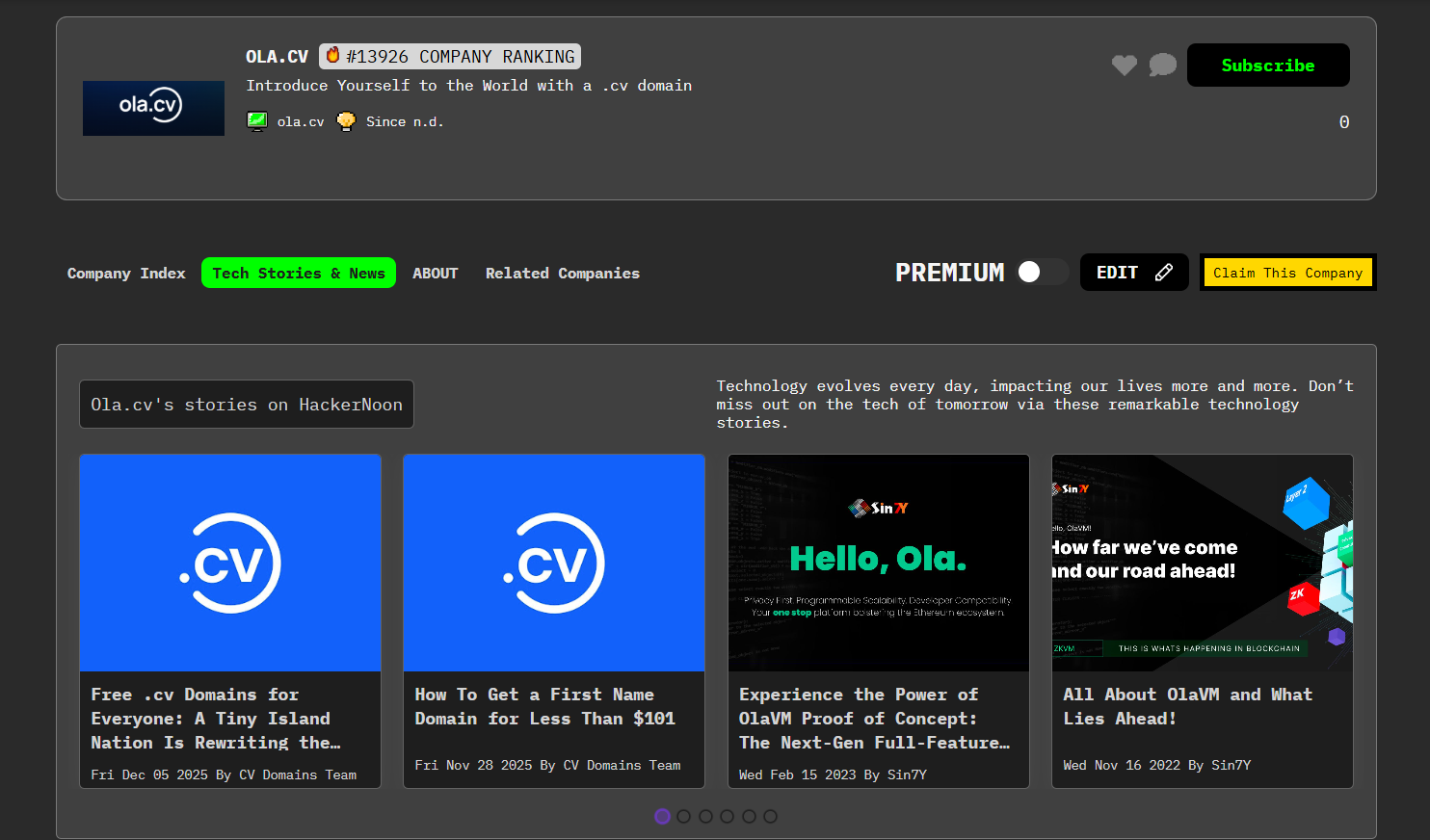 Meet Ola.cv: HackerNoon Company of the Week