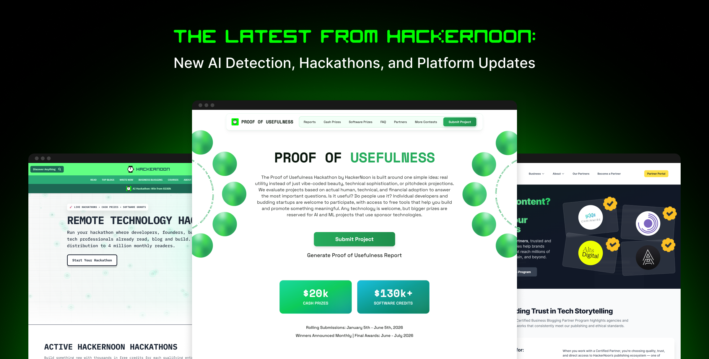 The Latest from HackerNoon: New AI Detection, Hackathons, and Platform Updates