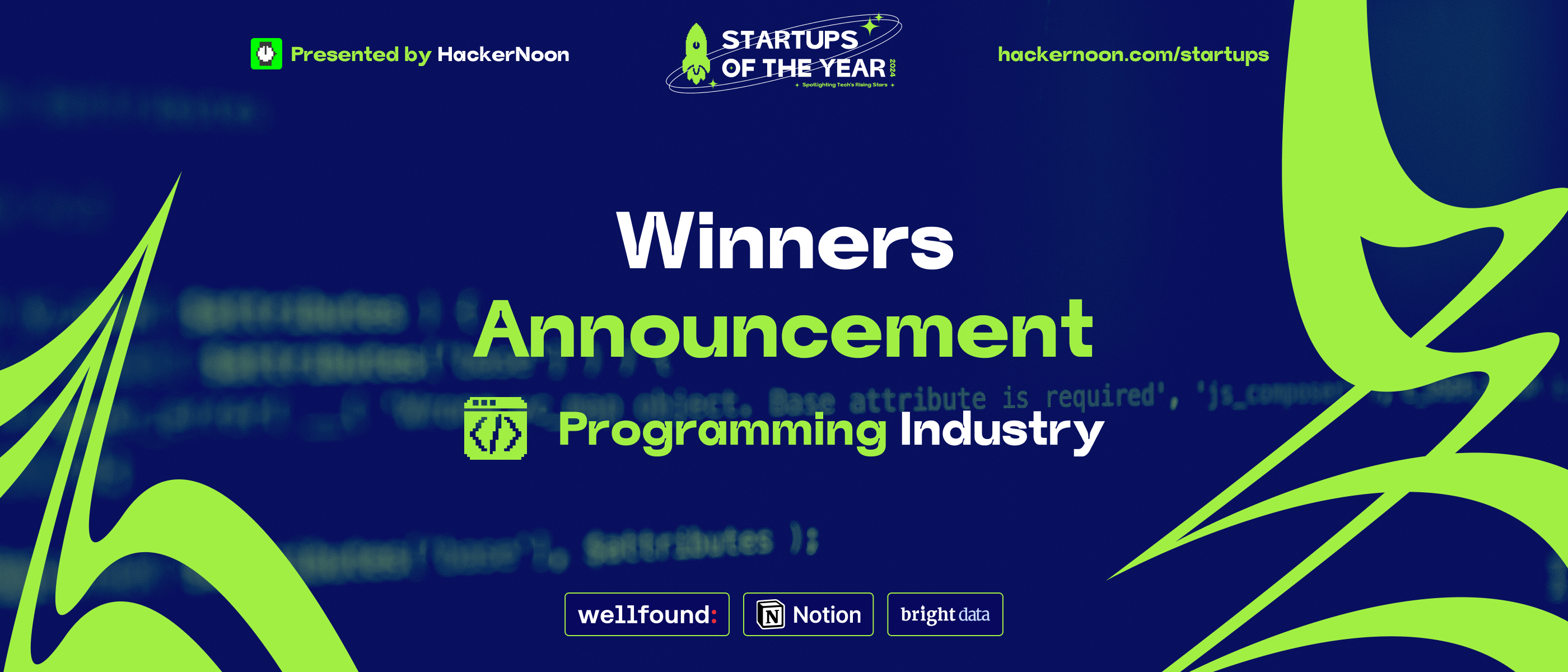 Startups of The Year 2024 Winners: Programming