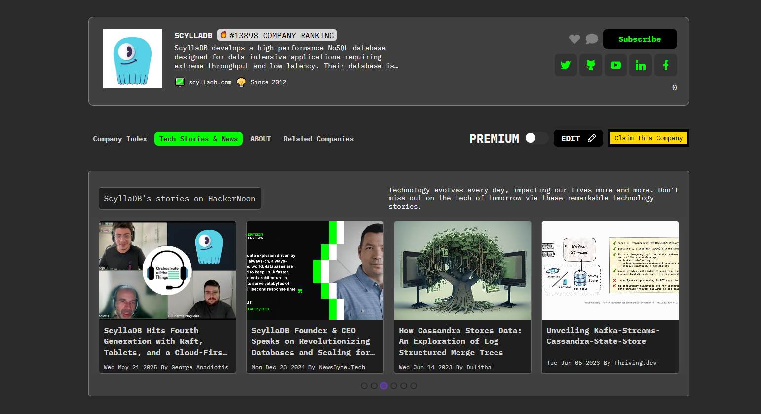 Meet ScyllaDB: HackerNoon Company of the Week